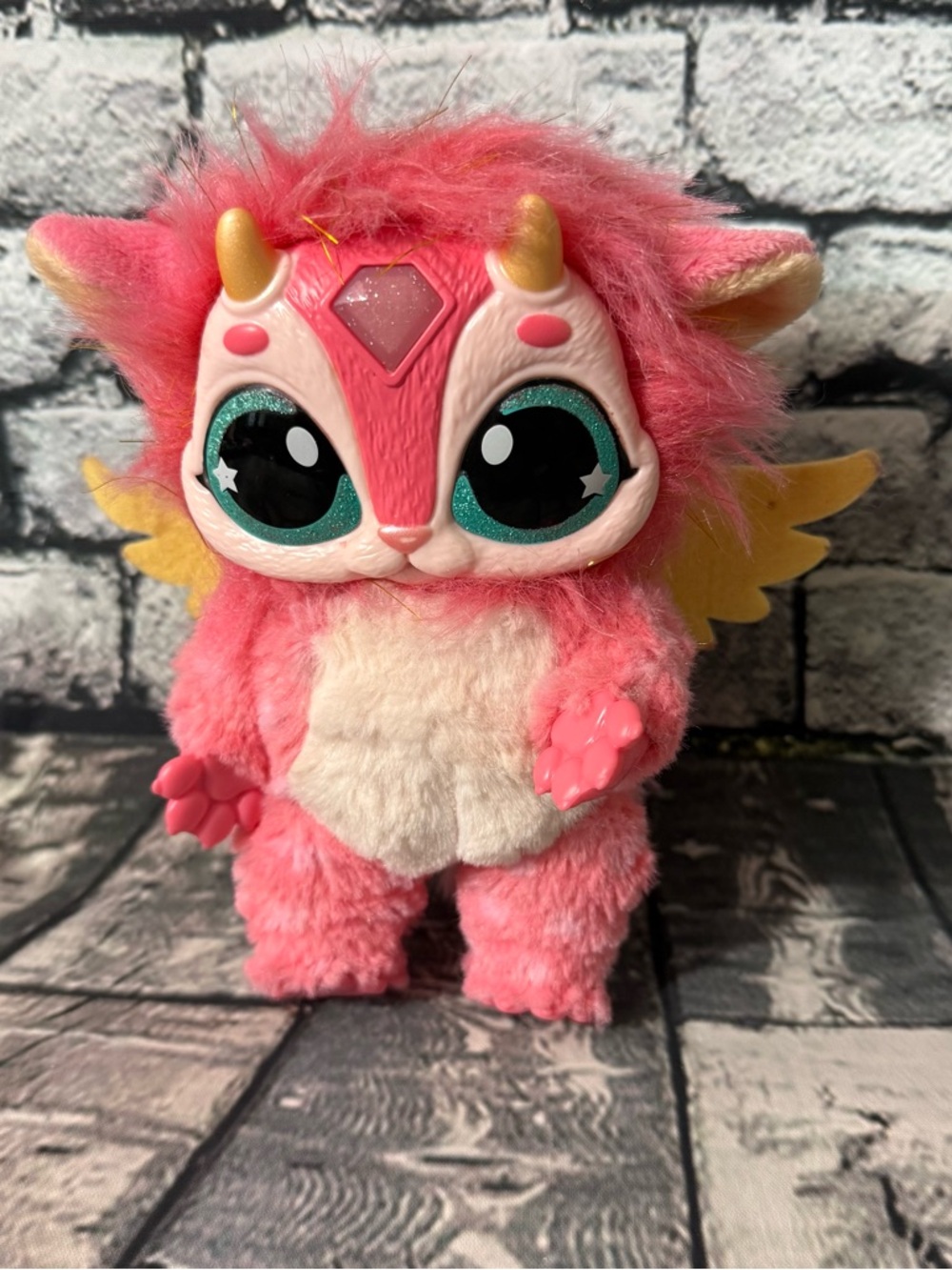 Magic Mixies 6” Pink Light Up Plush With Sound - Works (PL-24)